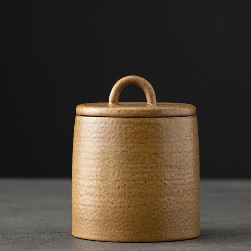 Ретро-керамічні банки для домашнього вжитку японські Four Seasons Керамічна герметична банка для зберігання чаю Кераміка Чай Вологостійка коробка для зберігання
Ретро-керамічні банки для домашнього вжитку японські Four Seasons Керамічна герметична банка для зберігання чаю Кераміка Чай Вологостійка коробка для зберігання