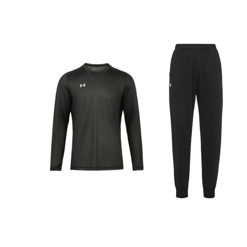 Under Armour Solid Color Logo Crew Neck Long Sleeve Sweatshirt Knit Cuffed Pants Casual Sports Set Men sets 23600704-001+22600307-011 XXL
Under Armour Solid Color Logo Crew Neck Long Sleeve Sweatshirt Knit Cuffed Pants Casual Sports Set Men sets 23600704-001+22600307-011 XXL