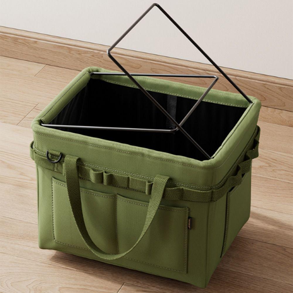 Large Capacity Camping Storage Handbag Foldable Camping Storage Tool Bag Outdoor зелений
Large Capacity Camping Storage Handbag Foldable Camping Storage Tool Bag Outdoor зелений
