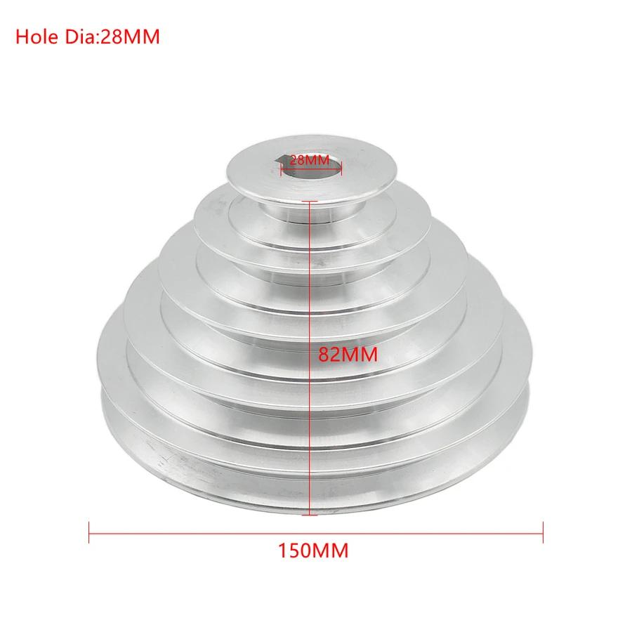 5 Step A Type V-Belt Pagoda Pulley Belt Outer Dia 55-150MM (Hole Dia 14MM-28MM)
5 Step A Type V-Belt Pagoda Pulley Belt Outer Dia 55-150MM (Hole Dia 14MM-28MM)