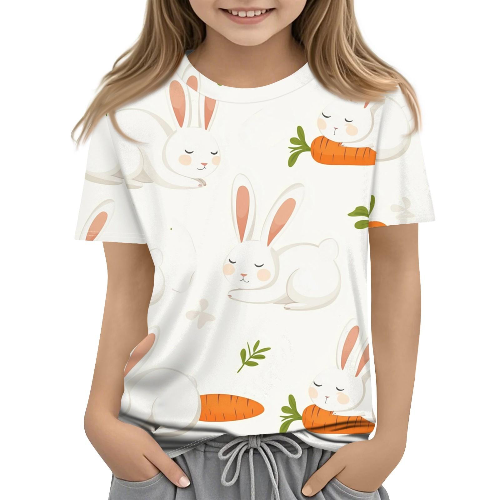 Детская модная повседневная футболка с коротким рукавом и принтом в виде Пасхи и круглым вырезом 140 белый
Детская модная повседневная футболка с коротким рукавом и принтом в виде Пасхи и круглым вырезом 140 белый