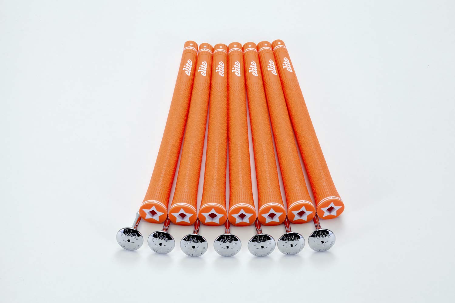 elitegrips Гольф Грипсы C48 набор Дикий Оранжевый с задней линией 7 штук