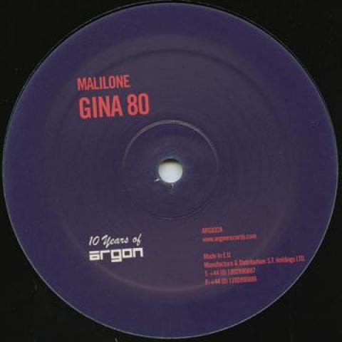 12inch Record MALILONE - Gina 80 / Lions And Pearls ARG032 Argon 2010 UK Dance & Electronica
12inch Record MALILONE - Gina 80 / Lions And Pearls ARG032 Argon 2010 UK Dance & Electronica