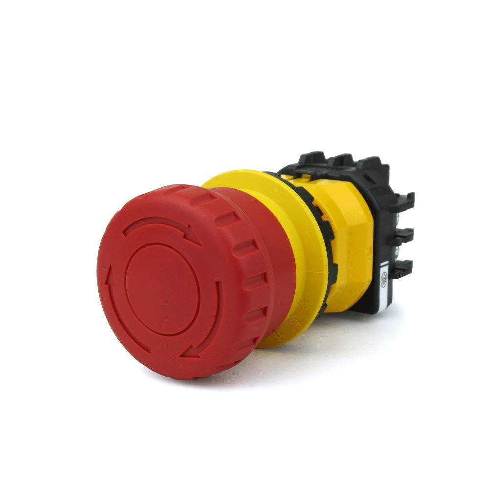 IDEC Emergency Stop Push Button Switch XN Series Large Button 2b Screw Terminal Type with Shock Prevention Cover 30 Non-Illuminated XN1E-BV402MR
IDEC Emergency Stop Push Button Switch XN Series Large Button 2b Screw Terminal Type with Shock Prevention Cover 30 Non-Illuminated XN1E-BV402MR