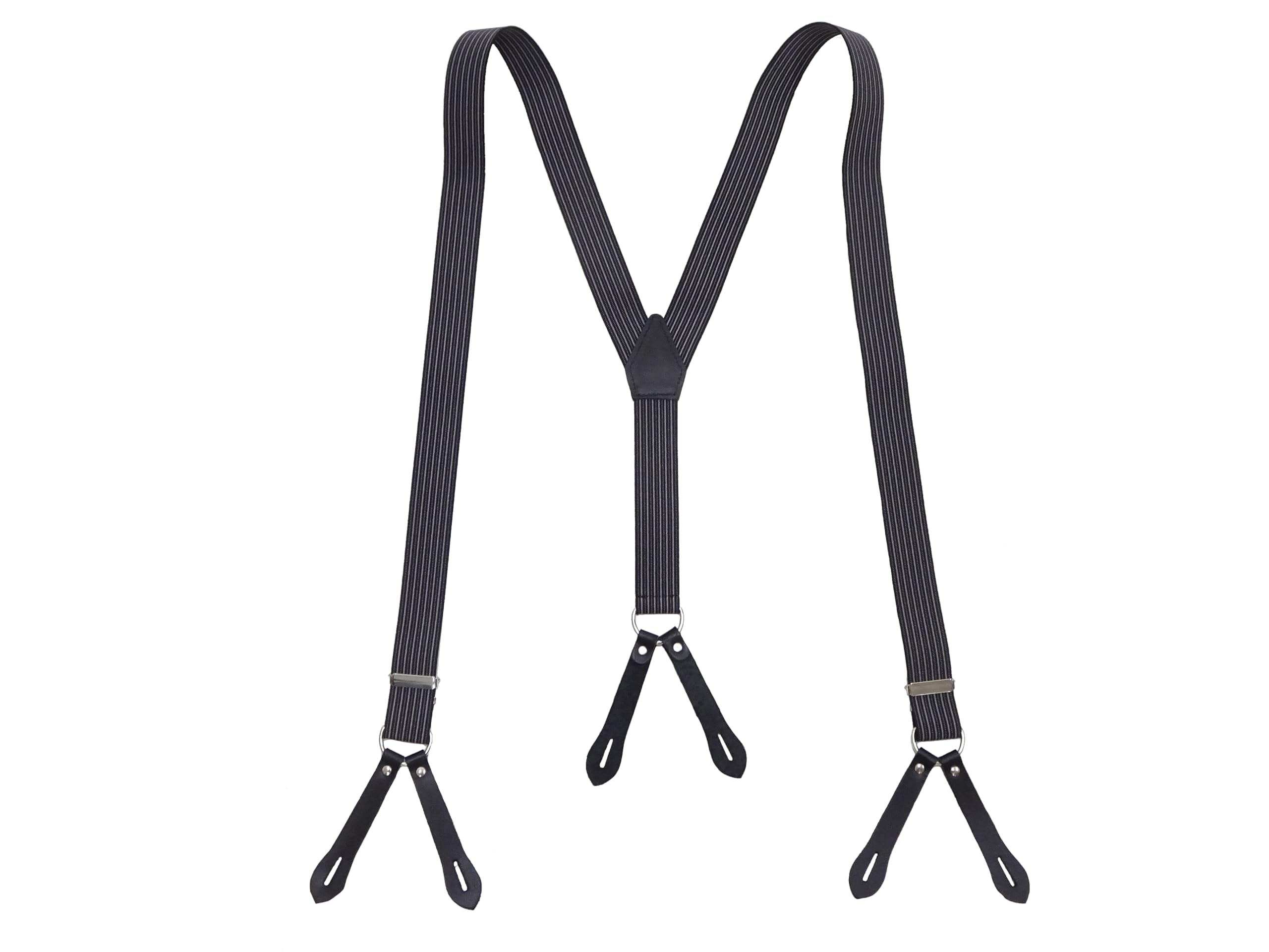 Dry Bones Suspenders with Leather Button Closure Fashion Accessory Black Free DSH-057 Men s (Мужской размер)
Dry Bones Suspenders with Leather Button Closure Fashion Accessory Black Free DSH-057 Men s (Мужской размер)