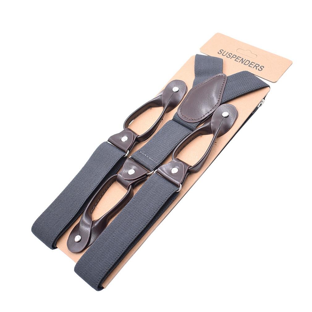 Men Y-Back Button End Suspenders Elastic 6 Clips Heavy Duty Adjustable Braces
Men Y-Back Button End Suspenders Elastic 6 Clips Heavy Duty Adjustable Braces