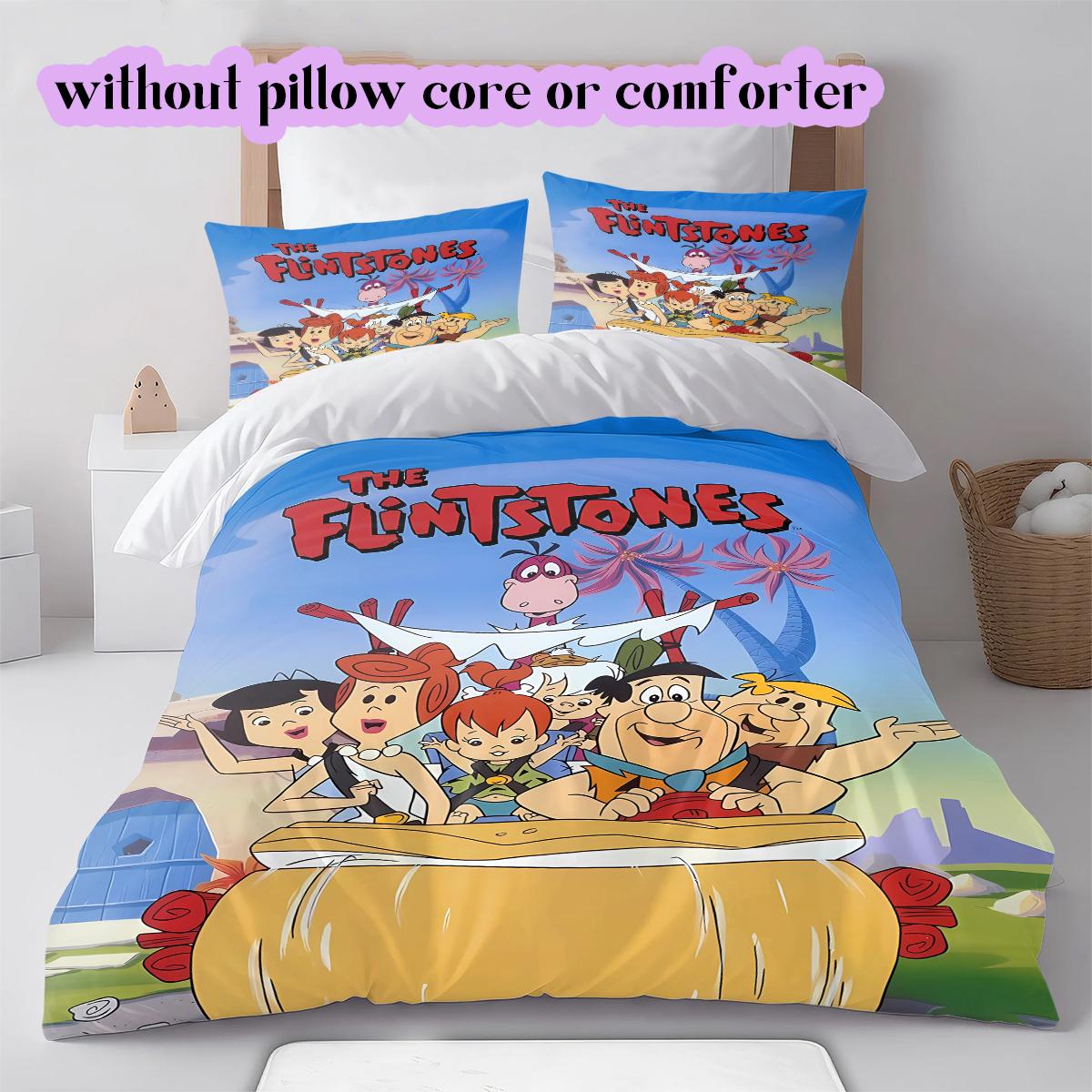 The Flintstones FridayPattern Bedding Quilt Set Quilt Cover Pillowcase Home Decoration Birthday Gift (1 * duvet cover + 2 * pillowcase, without core) 220x240cm
The Flintstones FridayPattern Bedding Quilt Set Quilt Cover Pillowcase Home Decoration Birthday Gift (1 * duvet cover + 2 * pillowcase, without core) 220x240cm