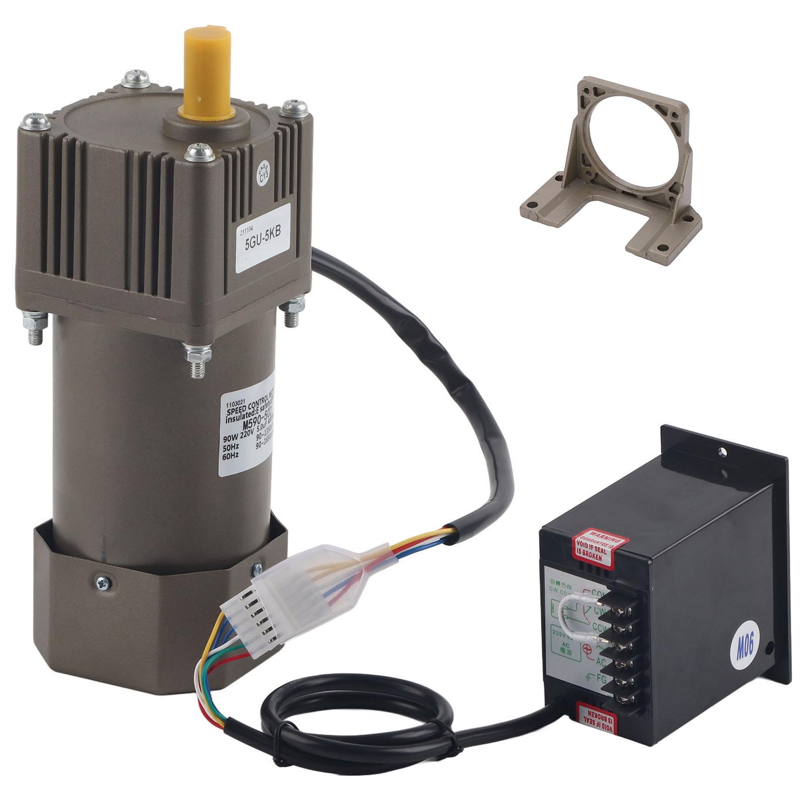 AC 220V 90W Single Phase Asynchronous Gear Motor Deceleration Adjustable Speed(5K)
AC 220V 90W Single Phase Asynchronous Gear Motor Deceleration Adjustable Speed(5K)