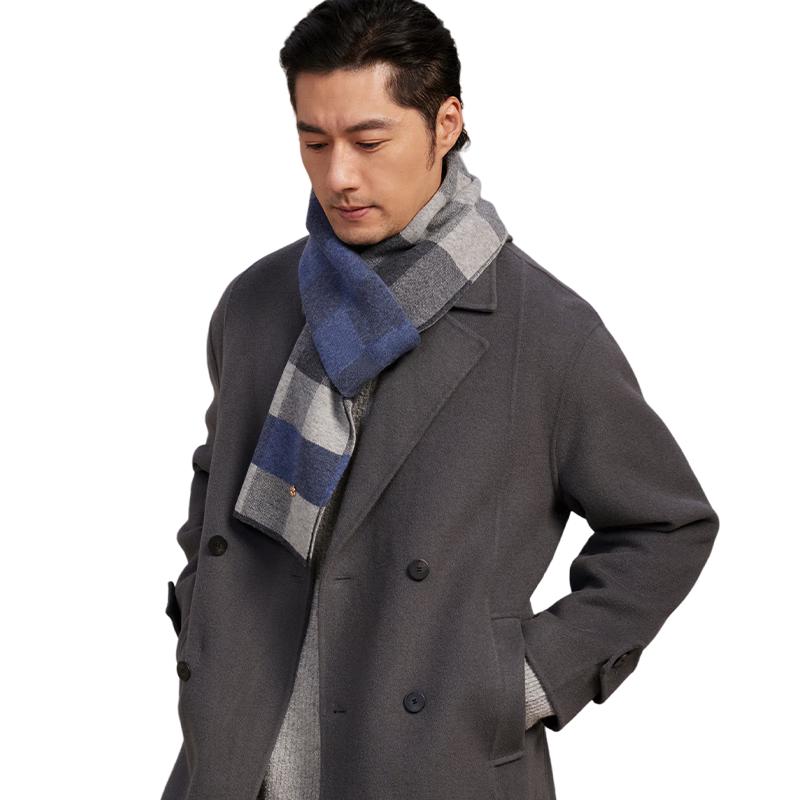 Мужской клетчатый шарф Shanghai Story из 100% шерсти 30x180cm
Мужской клетчатый шарф Shanghai Story из 100% шерсти 30x180cm