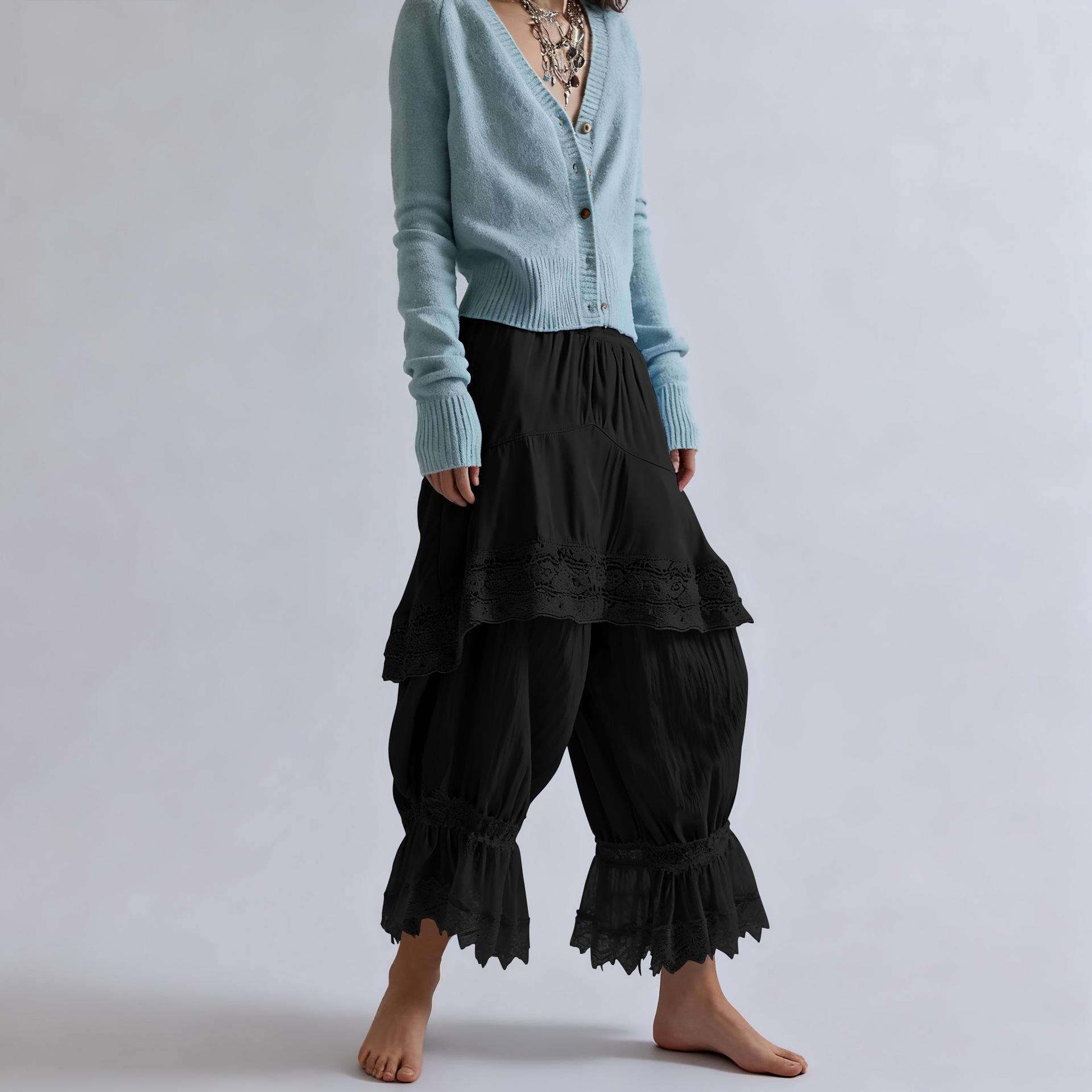 European Fashion 2025: Versatile Women s Lace-Trimmed Loose Cotton Pants - Skin-Friendly and Comfortable Small чорний
European Fashion 2025: Versatile Women s Lace-Trimmed Loose Cotton Pants - Skin-Friendly and Comfortable Small чорний