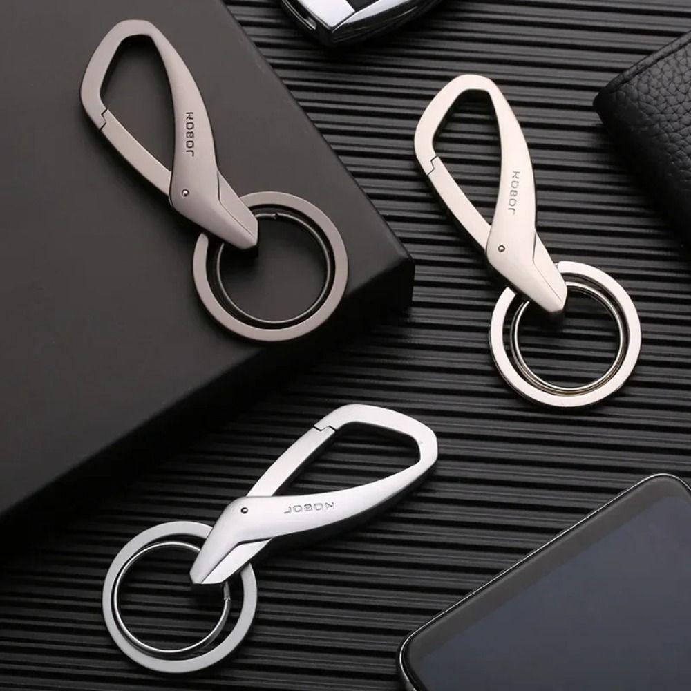 Double Ring Metal Key Chain Senior Key Chain Pendant Creative Car Key Ring Business Men срібний
Double Ring Metal Key Chain Senior Key Chain Pendant Creative Car Key Ring Business Men срібний