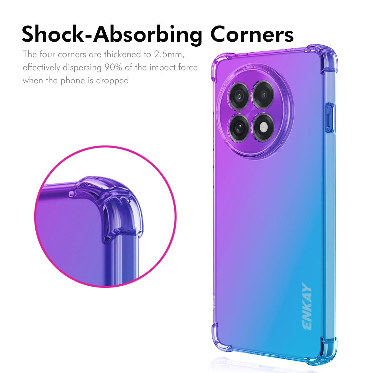 For OnePlus Ace 5 5G/OnePlus Ace 5 Pro 5G/OnePlus 13R 5G TPU Case ENKAY Thickened Four Corner Drop-proof Phone Back Cover Purple/Gold
For OnePlus Ace 5 5G/OnePlus Ace 5 Pro 5G/OnePlus 13R 5G TPU Case ENKAY Thickened Four Corner Drop-proof Phone Back Cover Purple/Gold