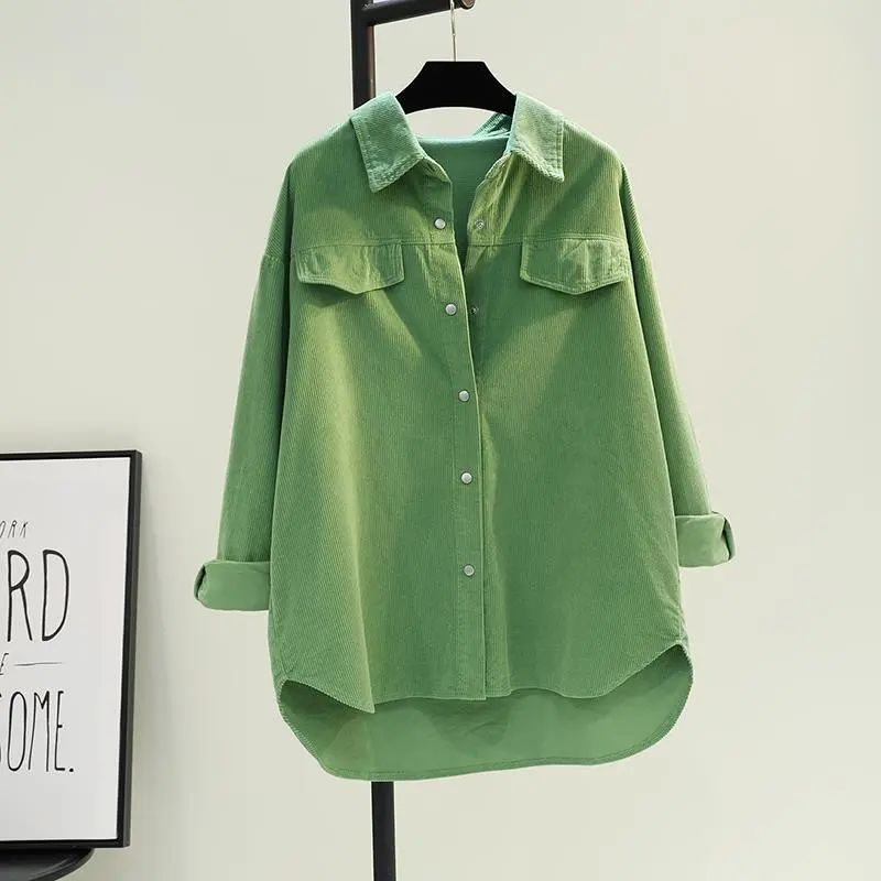 Cross Border Avocado Green Corduroy Shirt Women s Autumn New Padded Double Pocket Shirt Jacket Cardboard S зелёный
Cross Border Avocado Green Corduroy Shirt Women s Autumn New Padded Double Pocket Shirt Jacket Cardboard S зелёный