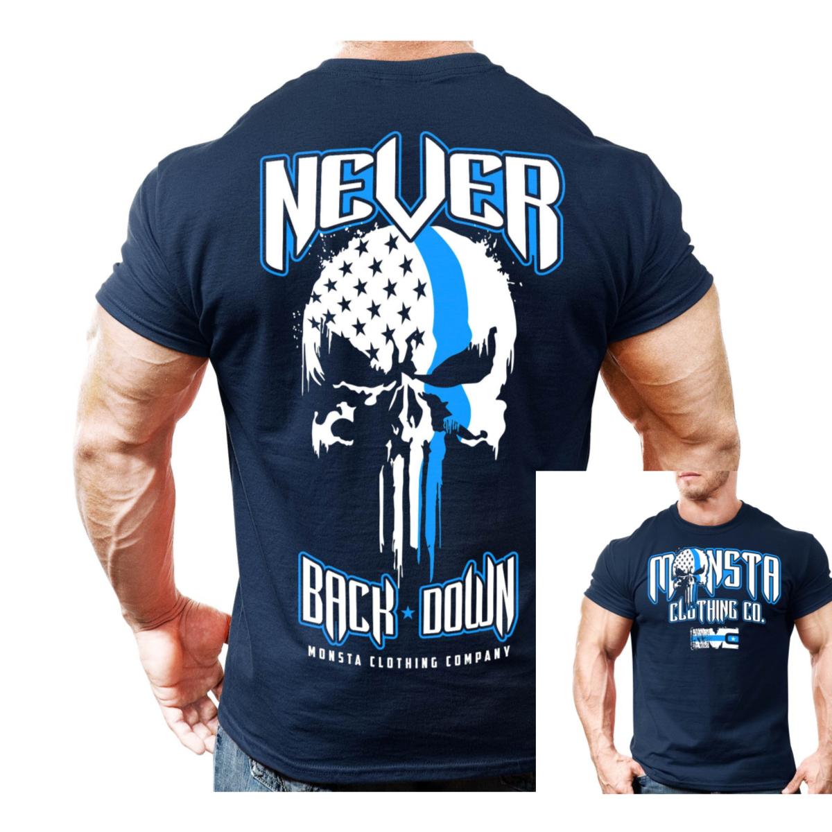 Never Back Down Fitness Weightlifting Training Casual TShirt Mens and Womens Luxury Brand Top S
Never Back Down Fitness Weightlifting Training Casual TShirt Mens and Womens Luxury Brand Top S