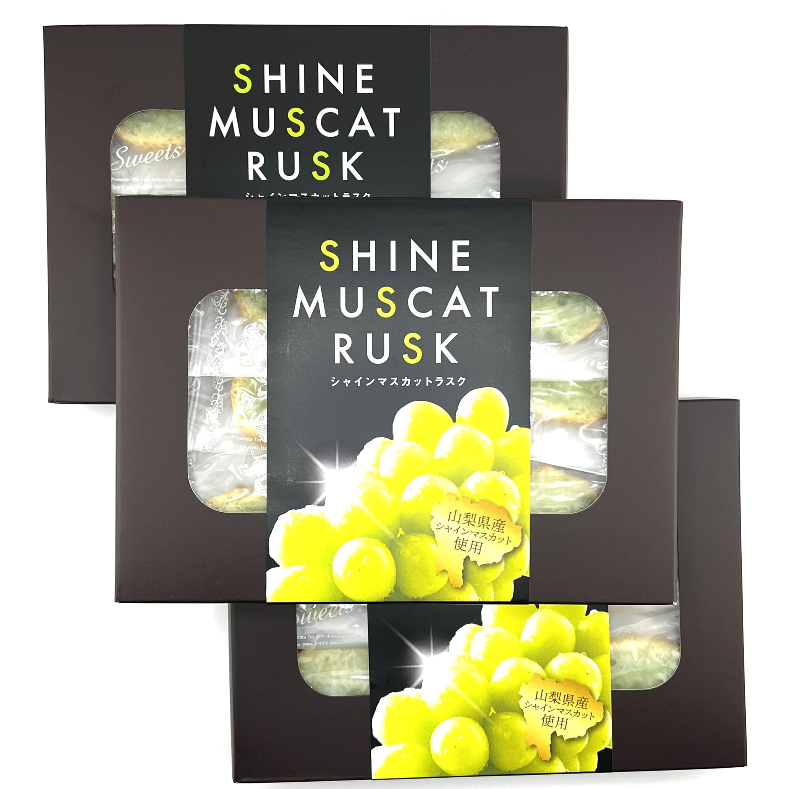 Day Gift Sweets Rusk Shine Muscat Rusk 12 pieces x 3 boxes Refreshingly sweet Shine Muscat in a crispy baguette Made with Shine Muscat from Yamanashi
Day Gift Sweets Rusk Shine Muscat Rusk 12 pieces x 3 boxes Refreshingly sweet Shine Muscat in a crispy baguette Made with Shine Muscat from Yamanashi