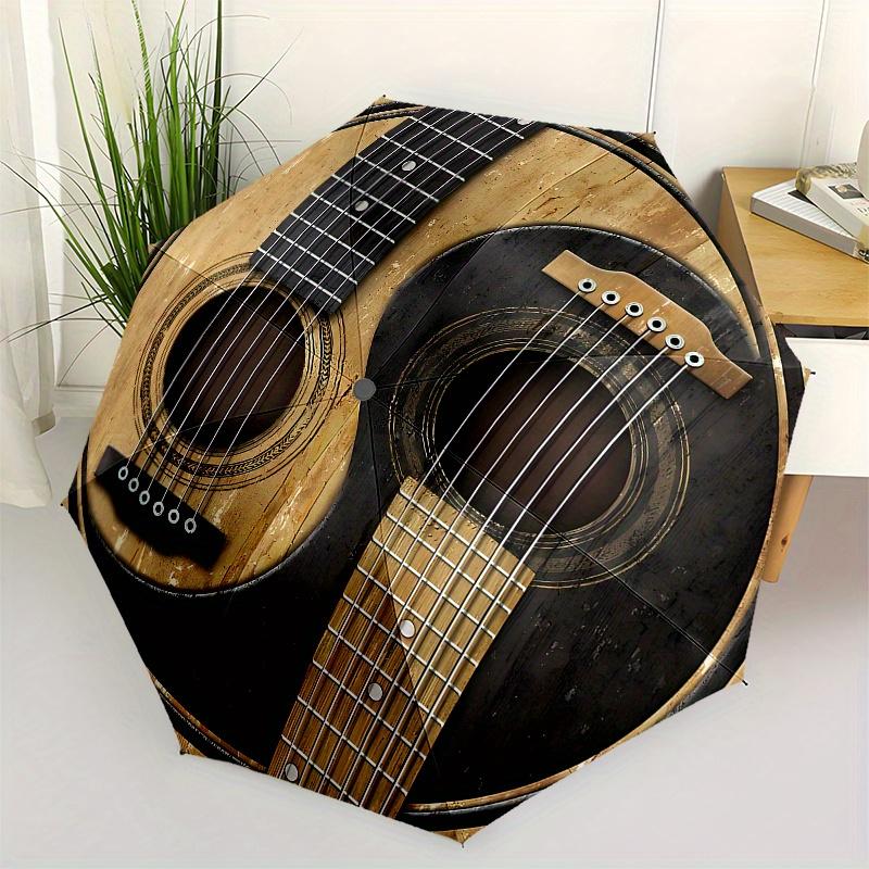 Guitar Strings themed, Eight ribbed, Self folding Umbrella Is Suitable for Everyday Outdoor Use and Is An Ideal Gift for Friends and Family,
Guitar Strings themed, Eight ribbed, Self folding Umbrella Is Suitable for Everyday Outdoor Use and Is An Ideal Gift for Friends and Family,