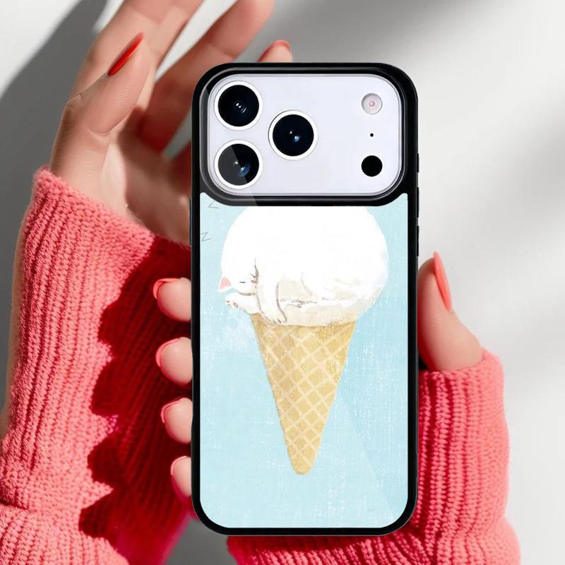 Cartoon Cat Ice Cream Funny Animal Phone Case for iPhone 17 16 15 14 13 Pro Max Back Cover for 12 11 Pro Coque iPhone 12 Pro Max
Cartoon Cat Ice Cream Funny Animal Phone Case for iPhone 17 16 15 14 13 Pro Max Back Cover for 12 11 Pro Coque iPhone 12 Pro Max