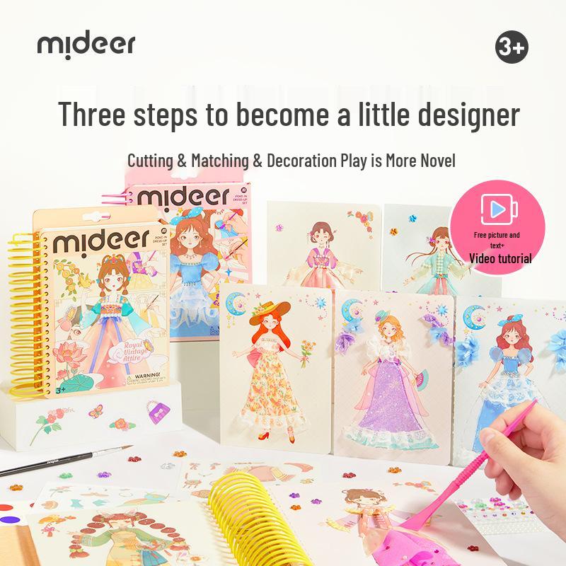 MiDeer Poke Poke Le Сделай сам Костюм принцессы Наклейки и Тихая книга для девочек
MiDeer Poke Poke Le Сделай сам Костюм принцессы Наклейки и Тихая книга для девочек