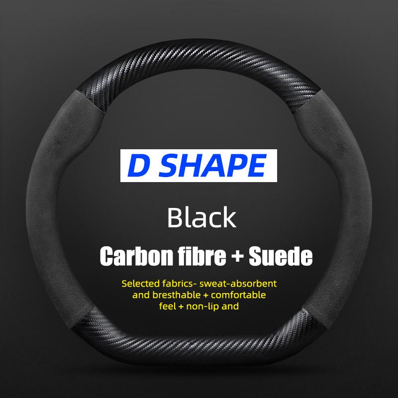 For MG ZS E-HS EV MG3 MG5 MG6 Trophy MG7 EZS 3SW Cyberster Carbon fiber Leather Anti-slip Car Steering Wheel Cover Accessories
For MG ZS E-HS EV MG3 MG5 MG6 Trophy MG7 EZS 3SW Cyberster Carbon fiber Leather Anti-slip Car Steering Wheel Cover Accessories