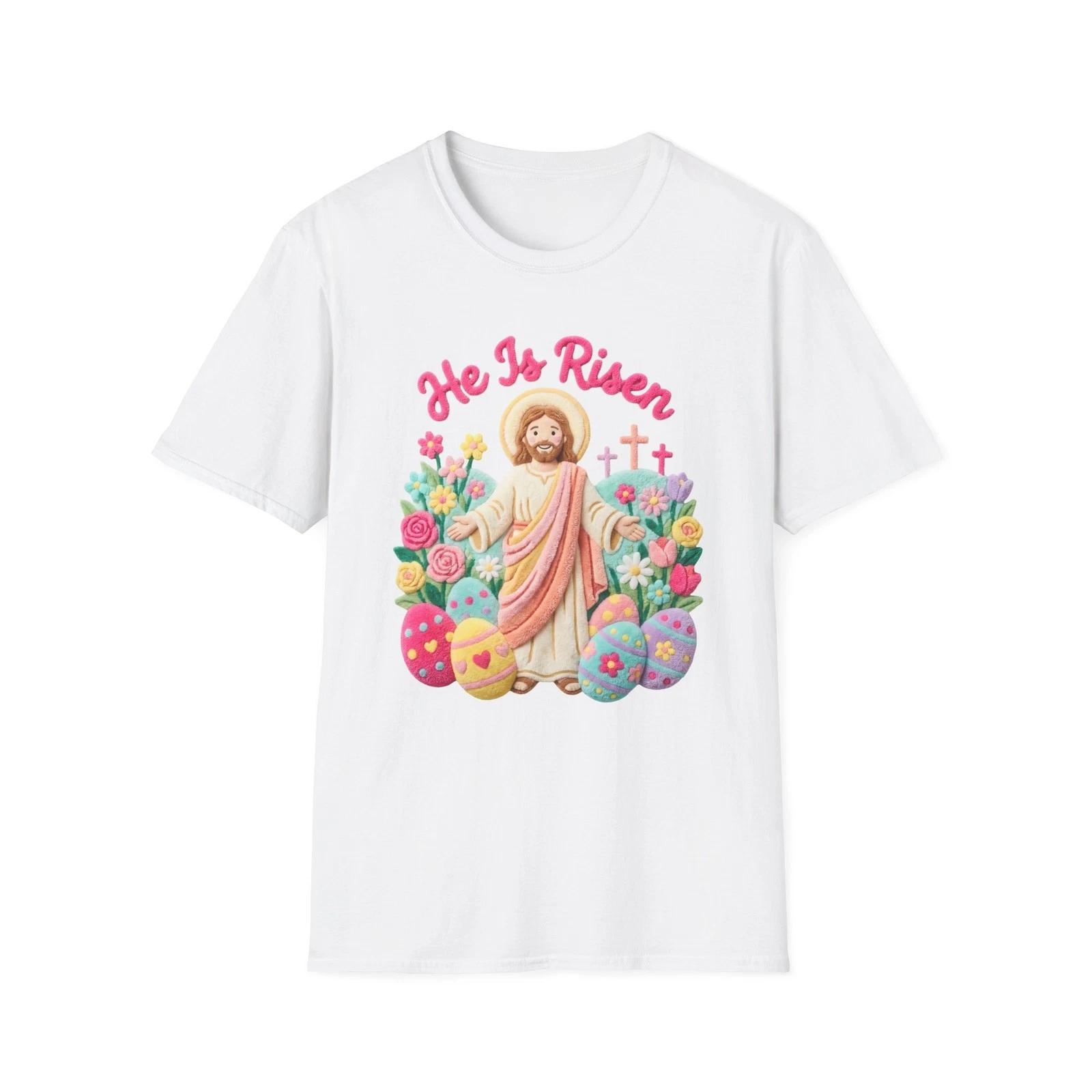 He Is Risen Jesus with Easter Eggs T shirt | Christian Easter Tee 4XL
He Is Risen Jesus with Easter Eggs T shirt | Christian Easter Tee 4XL