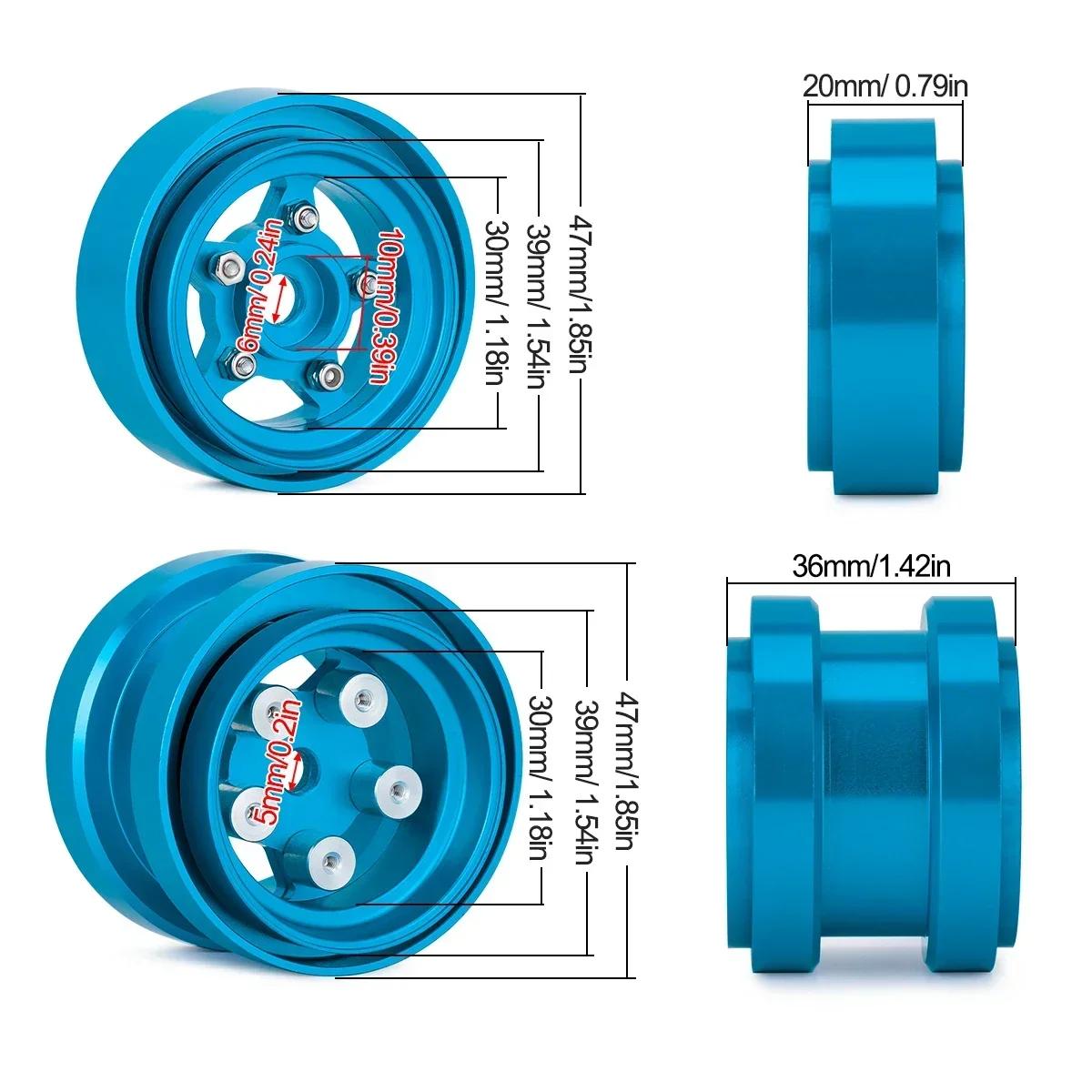 4 Pcs CNC Aluminum Beadlock Wheel Rim Hub for Tamiya Frog Sand Scorcher Grasshopper Hornet 1/10 Buggy Car Upgrade Parts срібний
4 Pcs CNC Aluminum Beadlock Wheel Rim Hub for Tamiya Frog Sand Scorcher Grasshopper Hornet 1/10 Buggy Car Upgrade Parts срібний