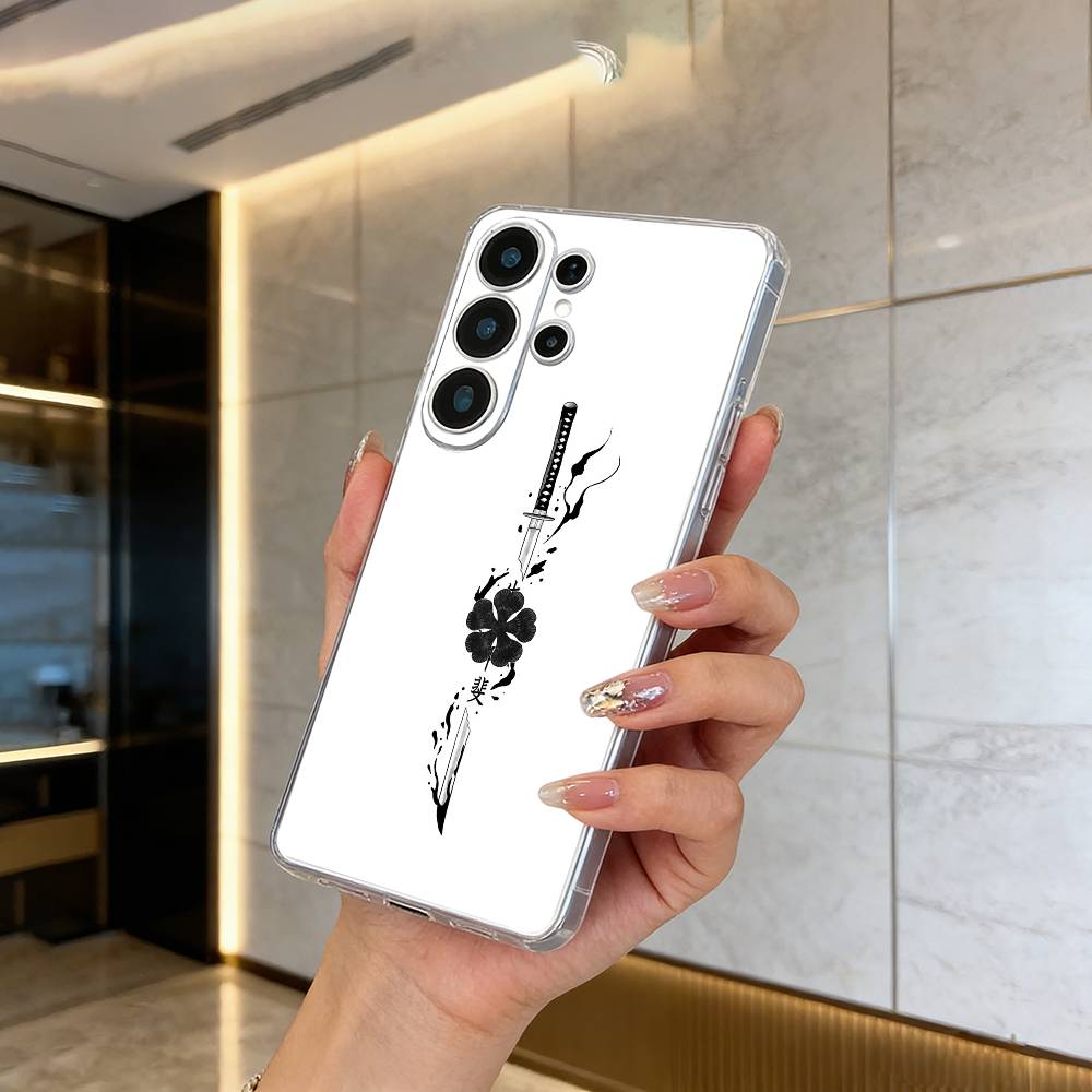 Black Clover Clear Soft Silicone Phone Case forSamsung S25, S24, S21, S22, S23, S30, Ultra, S20, Plus Samsung S23Ultra5G
Black Clover Clear Soft Silicone Phone Case forSamsung S25, S24, S21, S22, S23, S30, Ultra, S20, Plus Samsung S23Ultra5G