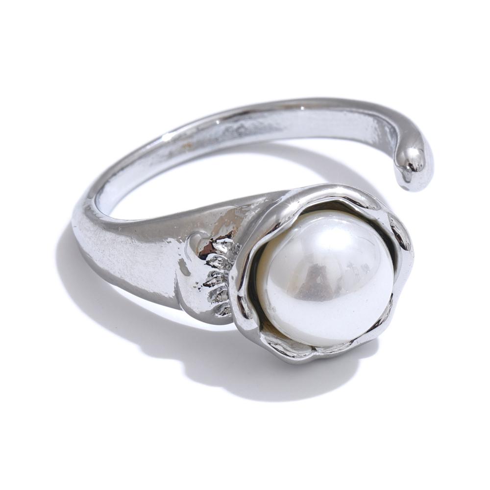 Yhpup Elegant Fashion Simulated Pearls Open Adjustable Chic Ring for Women 316L Stainless Steel Trendy Korean Jewelry Gift resizable
Yhpup Elegant Fashion Simulated Pearls Open Adjustable Chic Ring for Women 316L Stainless Steel Trendy Korean Jewelry Gift resizable