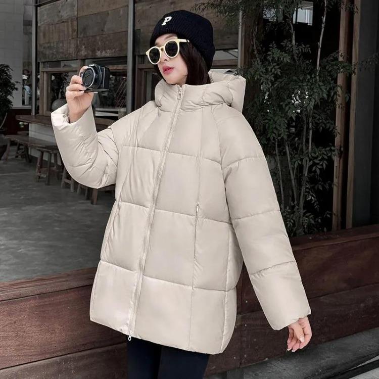 Winter Women Fashion Puffer Jacket Warm Hooded Over Size Casual Loose Bread Puff Sleeves Outwear S бежевый
Winter Women Fashion Puffer Jacket Warm Hooded Over Size Casual Loose Bread Puff Sleeves Outwear S бежевый