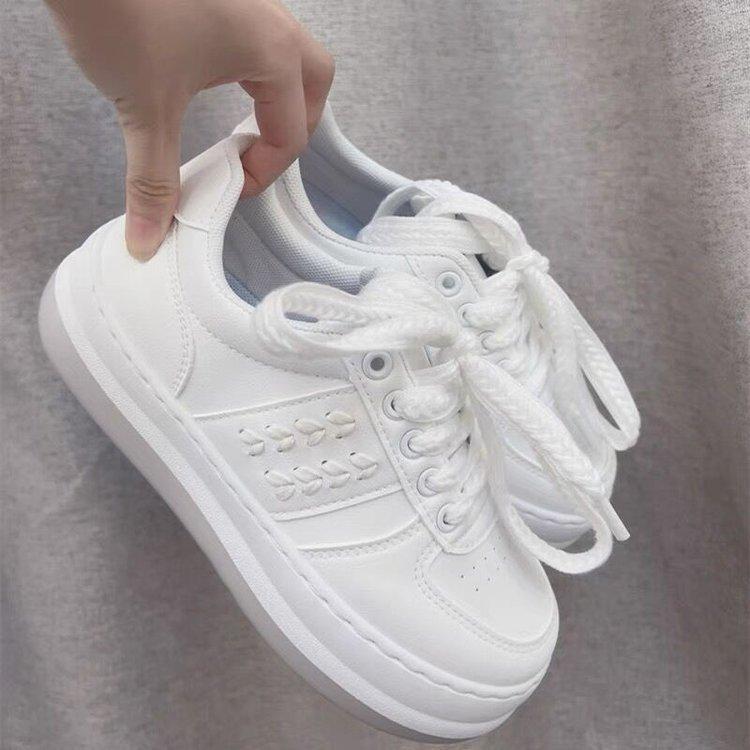 Sneakers women s 2025 autumn new rubber soft-soled muffin heightening bread shoes solid color casual white shoes 40 белый
Sneakers women s 2025 autumn new rubber soft-soled muffin heightening bread shoes solid color casual white shoes 40 белый