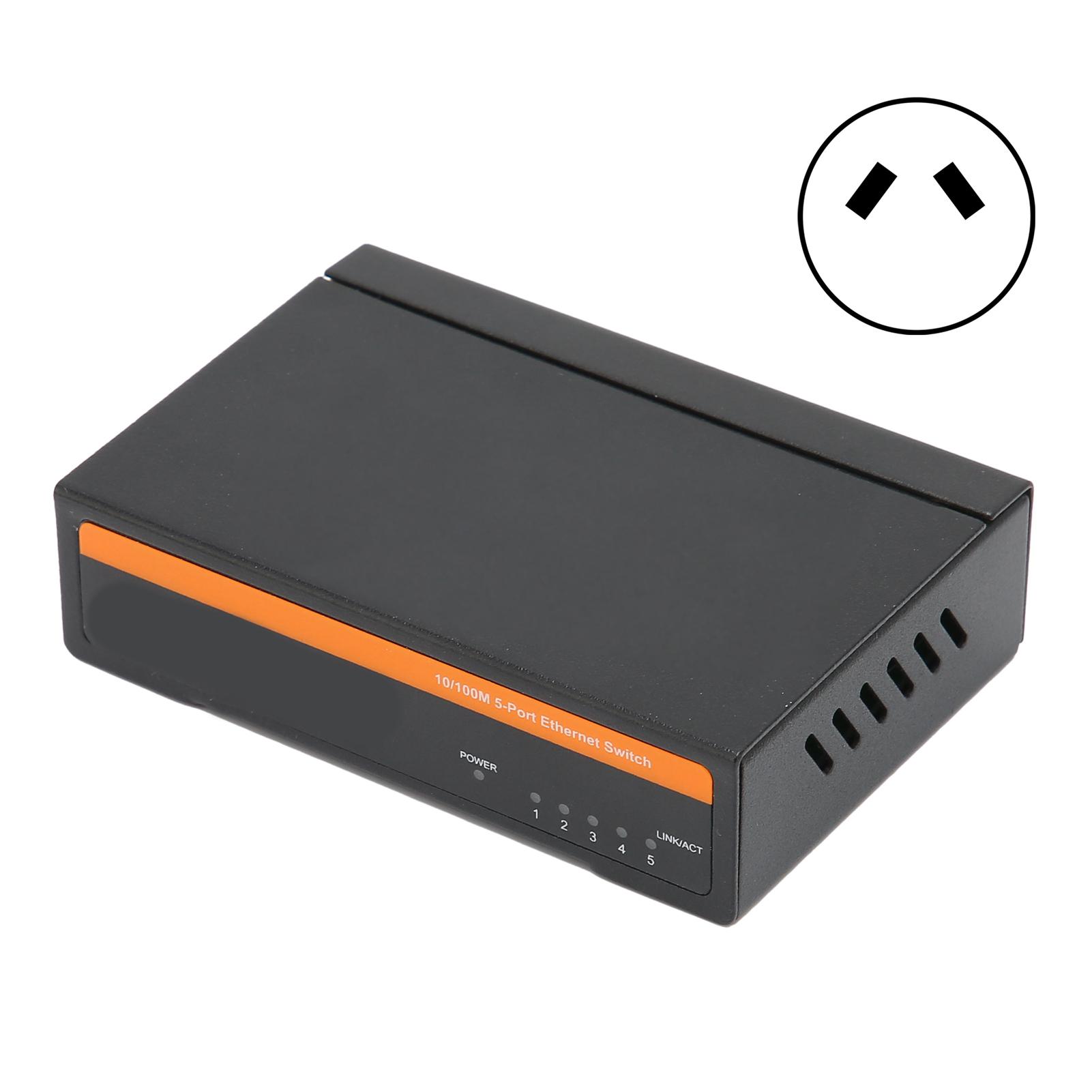 5 Ports Ethernet Fiber Switch 100M TBCS4005E Plug Play Stable Sturdy Computer Networking Switches US Plug
5 Ports Ethernet Fiber Switch 100M TBCS4005E Plug Play Stable Sturdy Computer Networking Switches US Plug