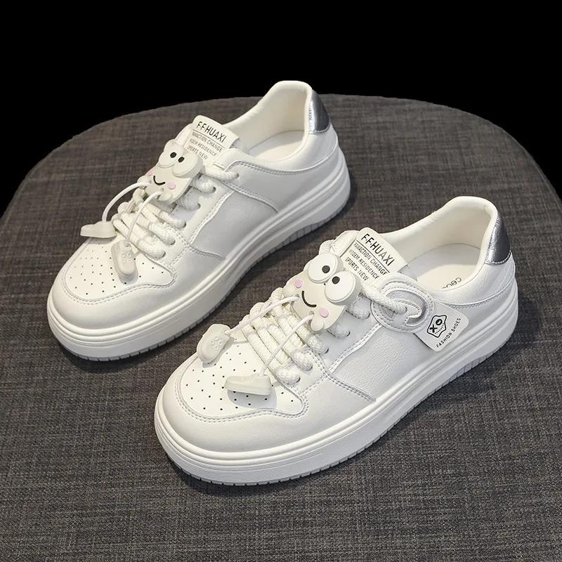 Lovely Cartoon Platform Women s Shoes Designer Casual Spring Autumn Ladies Leather Sneakers Fashion Soft Sole Woman White Shoes 35
Lovely Cartoon Platform Women s Shoes Designer Casual Spring Autumn Ladies Leather Sneakers Fashion Soft Sole Woman White Shoes 35