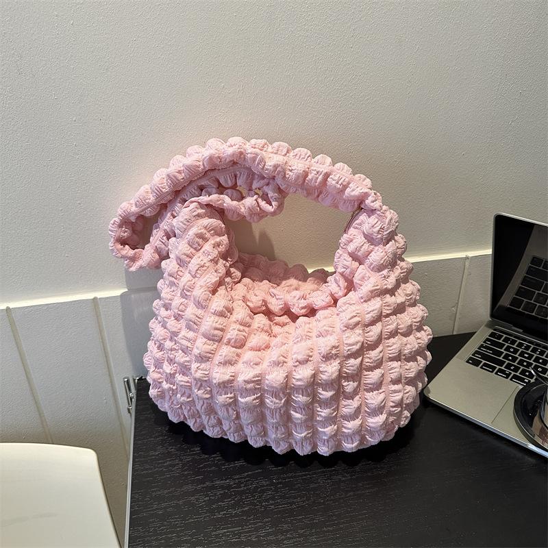 Women Cloud Bubbles Shoulder Bag Soft Nyl Puff Large Capacity Handbag Casual Shopper Tote Female Books Underarm Bag рожевий
Women Cloud Bubbles Shoulder Bag Soft Nyl Puff Large Capacity Handbag Casual Shopper Tote Female Books Underarm Bag рожевий