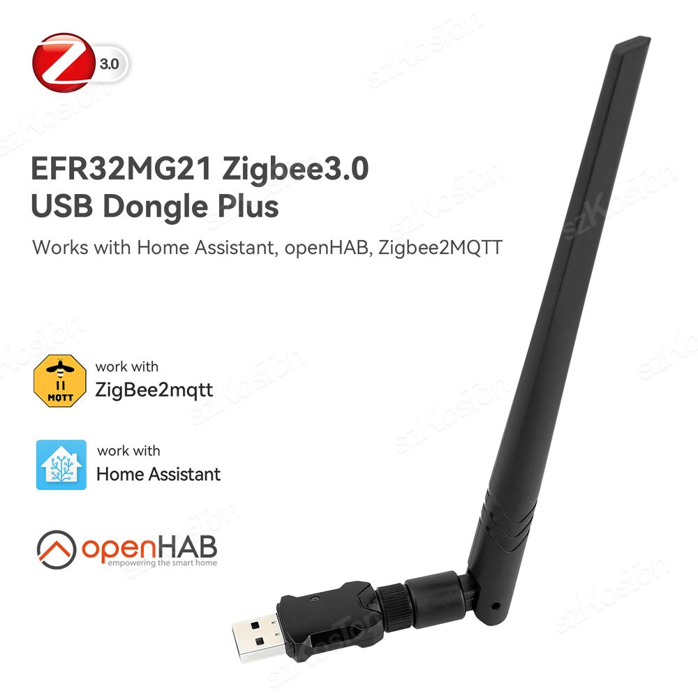 USB-донгл Zigbee 3.0 Plus E Бездротовий шлюз Zigbee USB-інтерфейс Захоплення для EFR32MG21 Zigbee2MQTT Home Assistant Open HAB
USB-донгл Zigbee 3.0 Plus E Бездротовий шлюз Zigbee USB-інтерфейс Захоплення для EFR32MG21 Zigbee2MQTT Home Assistant Open HAB