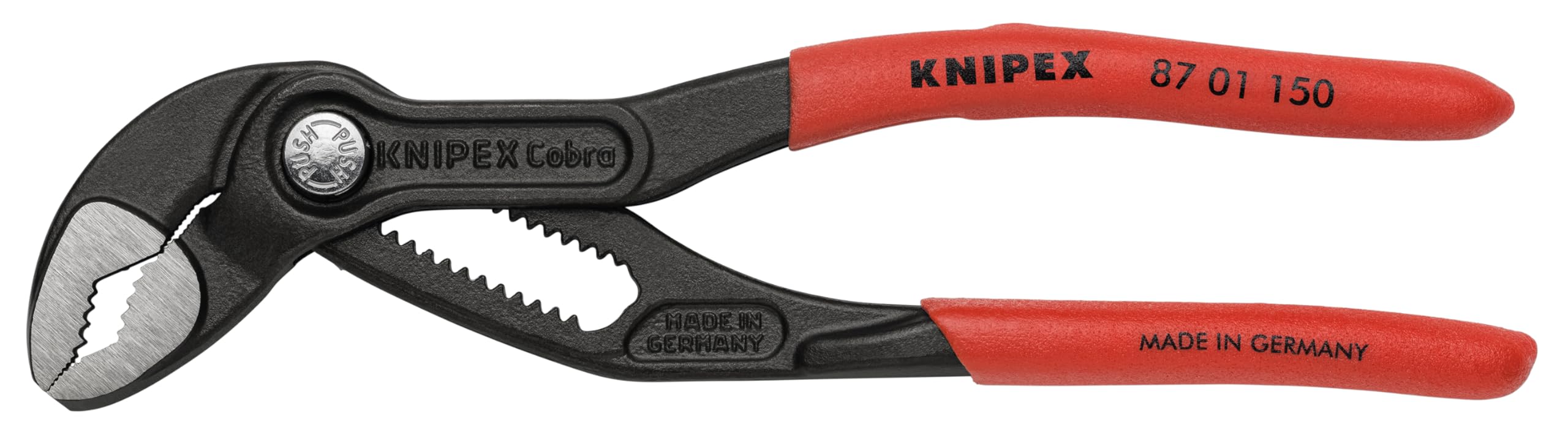 KNIPEX KNIPEX Клещи переставные Cobra 150мм 8701150
KNIPEX KNIPEX Клещи переставные Cobra 150мм 8701150