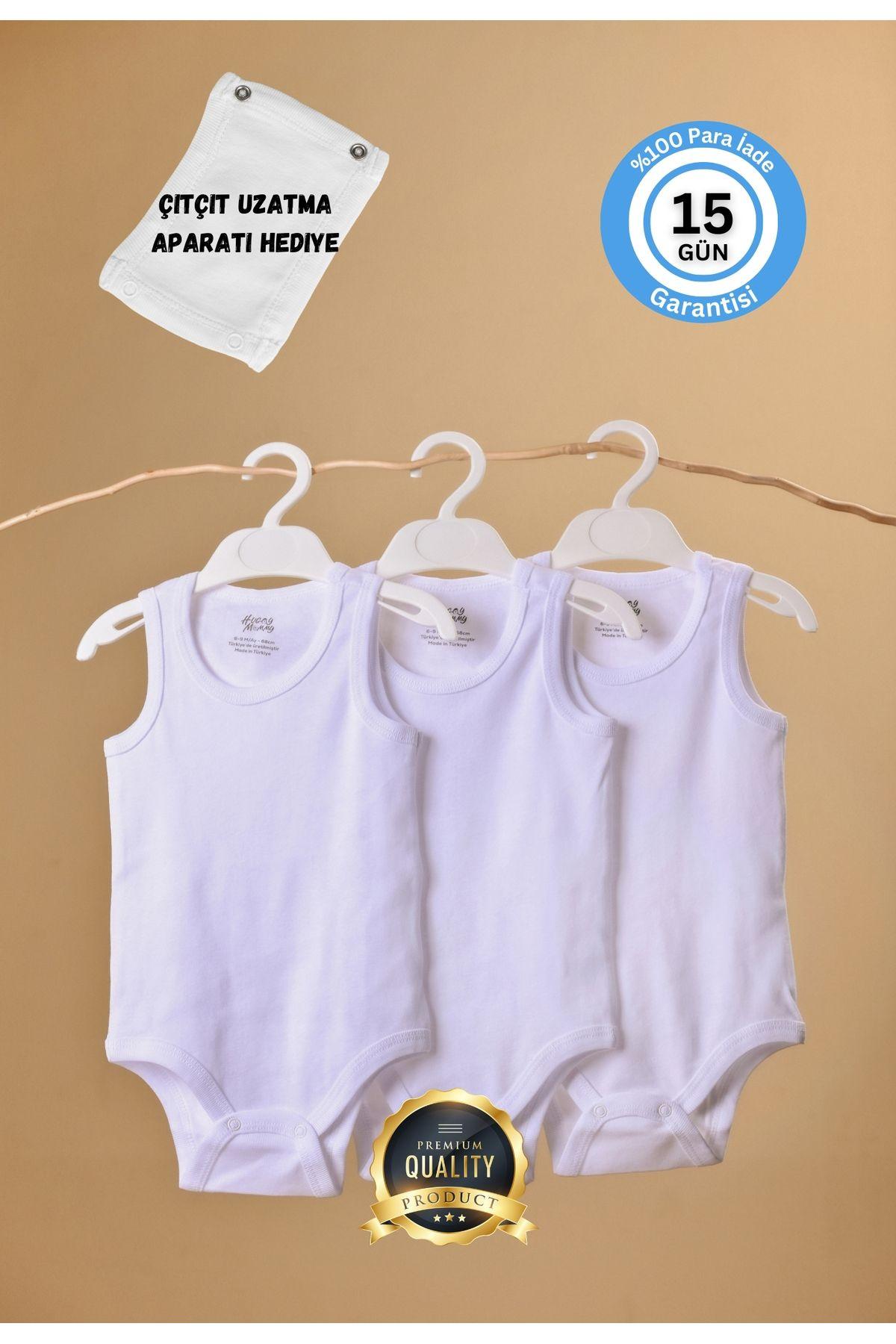 Huggy Mommy Premium Ribbed Fabric 100% Organic Cotton Unisex Baby Bodysuit – Sleeveless Onesie 3-Piece Set with Snap Extender 3-6 Months білий
Huggy Mommy Premium Ribbed Fabric 100% Organic Cotton Unisex Baby Bodysuit – Sleeveless Onesie 3-Piece Set with Snap Extender 3-6 Months білий