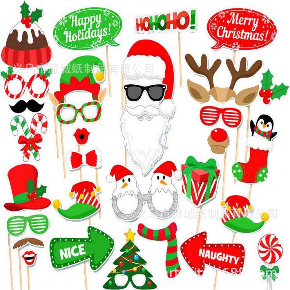 Christmas Photo Booth Props Glasses Mask Photobooth 2024 Xmas Noel Gift Merry Christmas Decor for Home Carnival Party New Year
Christmas Photo Booth Props Glasses Mask Photobooth 2024 Xmas Noel Gift Merry Christmas Decor for Home Carnival Party New Year