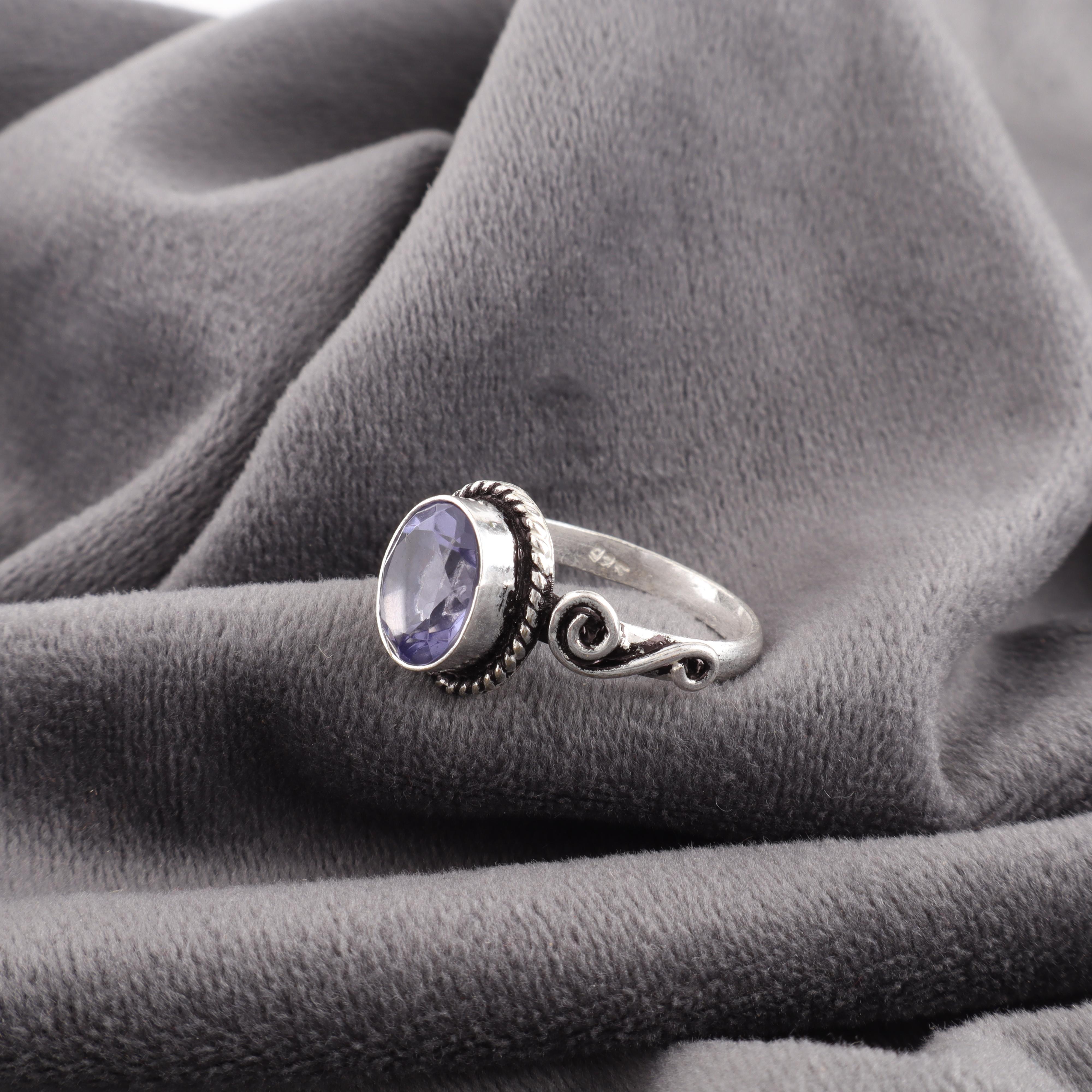 Украшения из иолита, Кольцо из драгоценного камня ручной работы, Кольцо из стерлингового серебра 925 пробы, Духовные украшения, Для подарка на годовщину 12 фиолетовый
Украшения из иолита, Кольцо из драгоценного камня ручной работы, Кольцо из стерлингового серебра 925 пробы, Духовные украшения, Для подарка на годовщину 12 фиолетовый