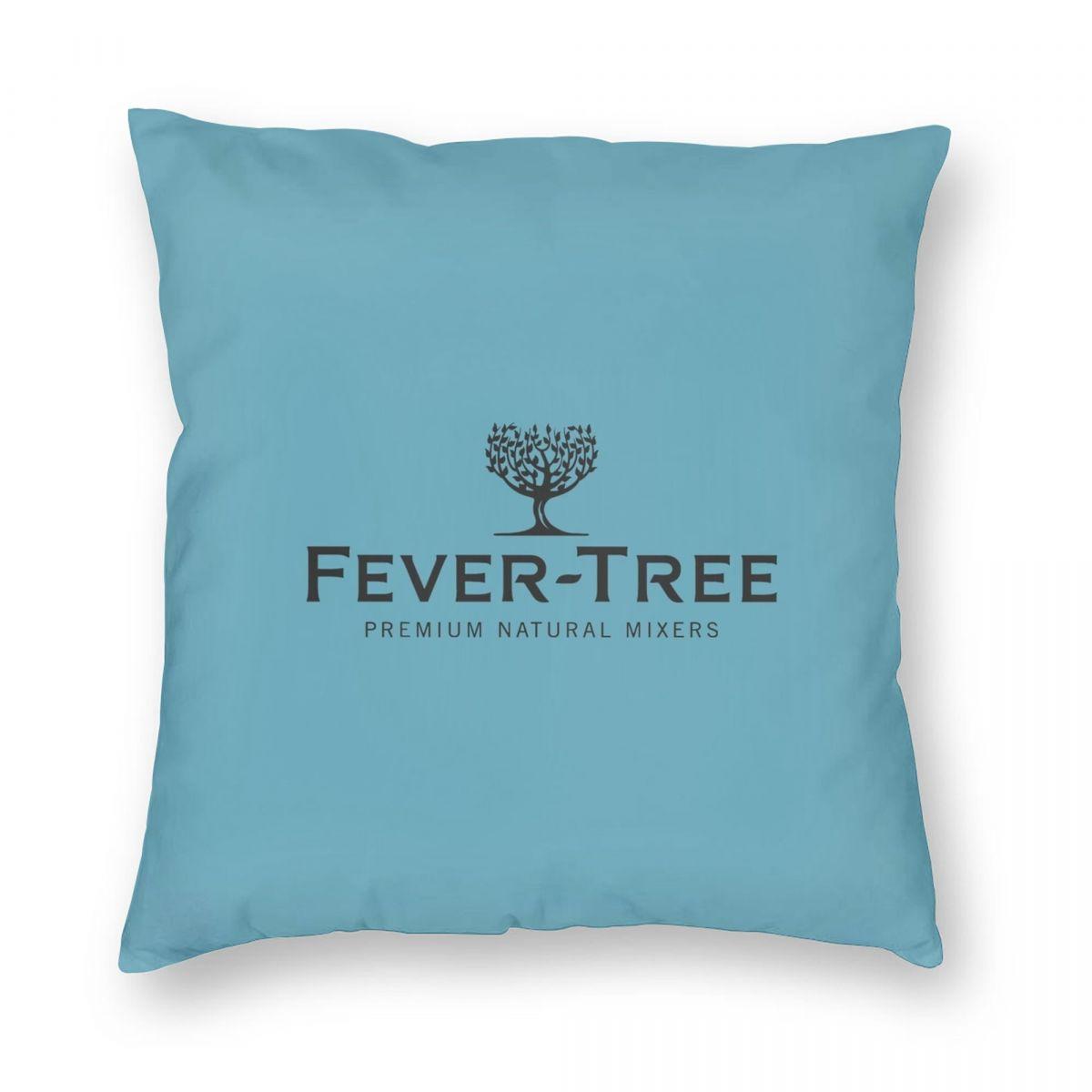 Квадратная наволочка Fever Tree Merch из полиэстера и льна с бархатным узором на молнии, декоративная домашняя подушка, оптовая продажа 45x45