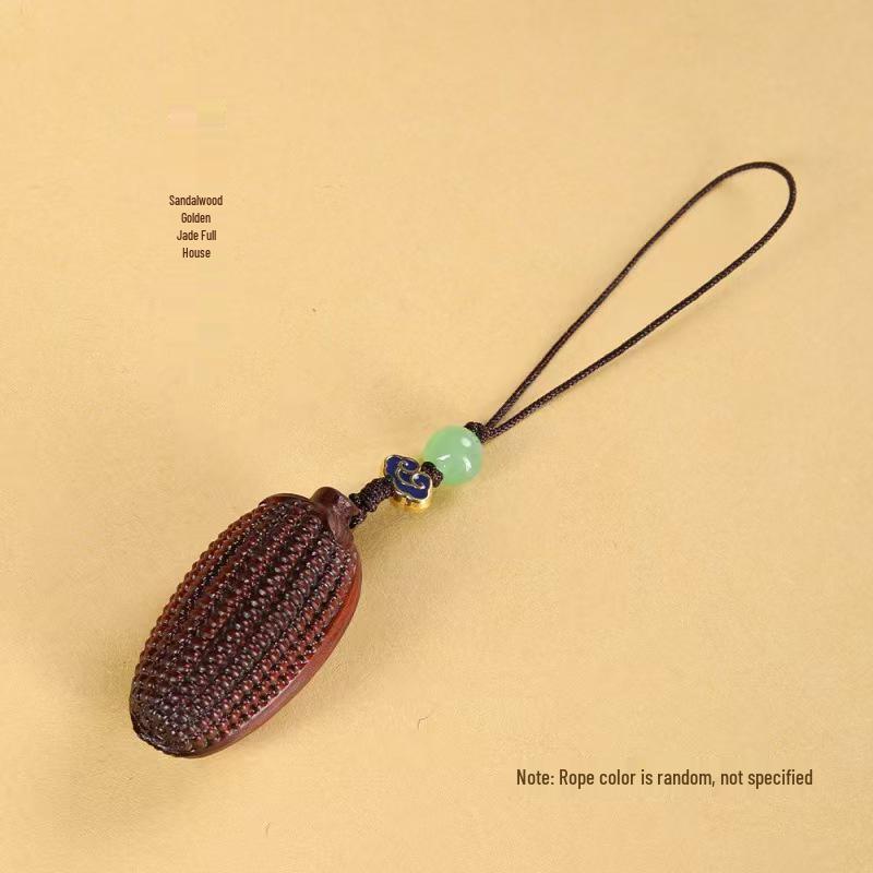 Golden Jade Rainbow Wood Pendant: Corn Plate Keychain & Car Ornament
Golden Jade Rainbow Wood Pendant: Corn Plate Keychain & Car Ornament