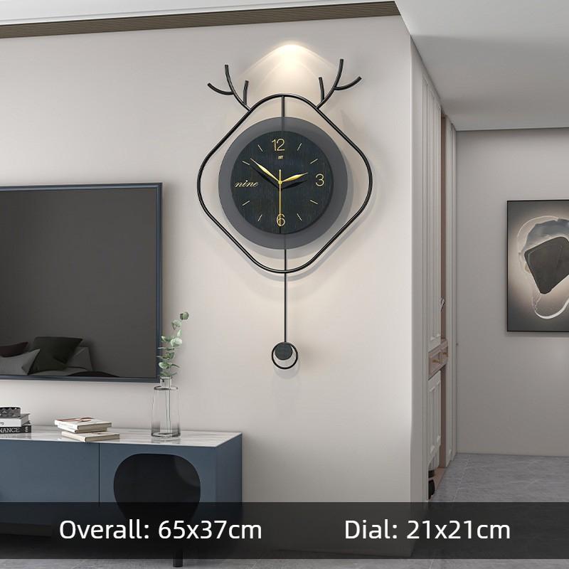 Modern Wall Clock Living Room Fashion Wall Watch Restaurant Decoration Silence Swing Clock Light Luxury Decorative Accessories
Modern Wall Clock Living Room Fashion Wall Watch Restaurant Decoration Silence Swing Clock Light Luxury Decorative Accessories