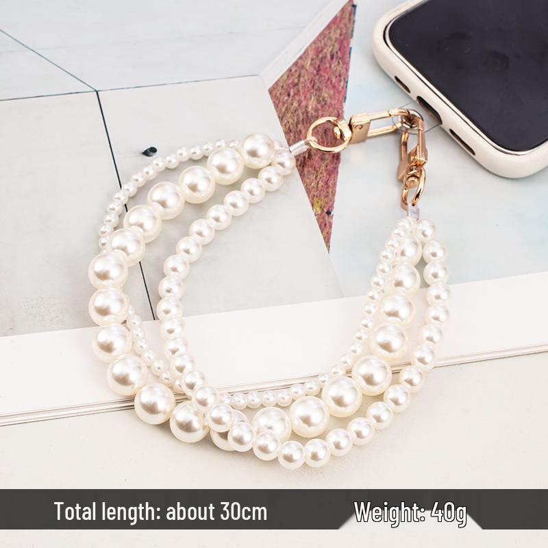 Жемчужный шнурок для телефона: Трендовый универсальный ремешок на запястье в стиле TikTok Pearl Chain
Жемчужный шнурок для телефона: Трендовый универсальный ремешок на запястье в стиле TikTok Pearl Chain