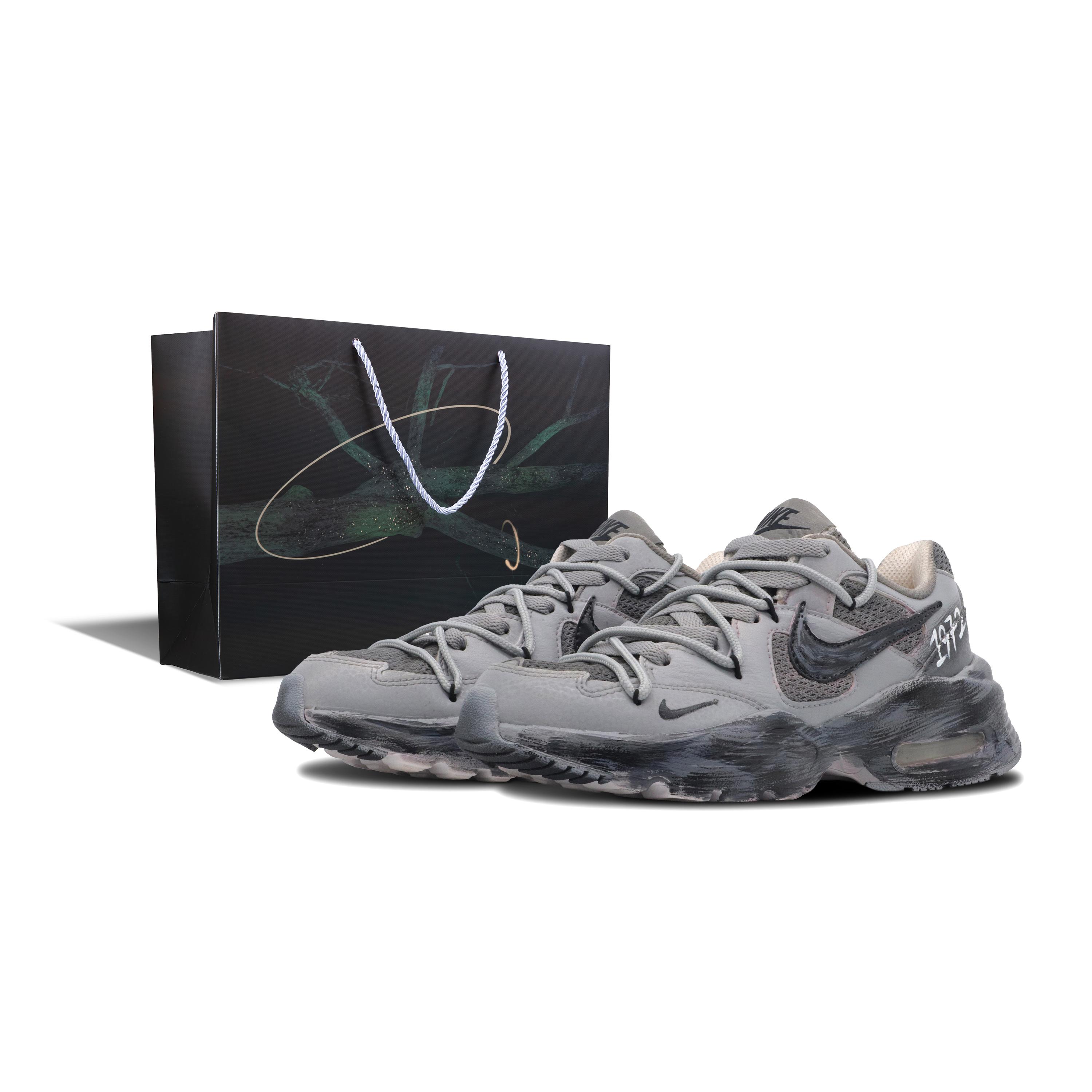 Nike Air Max Fusion Slip Resistant Abrasion Resistant Low top Running Shoes Women s Gray Black CJ1671-100(Team269-SBOX) 36
Nike Air Max Fusion Slip Resistant Abrasion Resistant Low top Running Shoes Women s Gray Black CJ1671-100(Team269-SBOX) 36