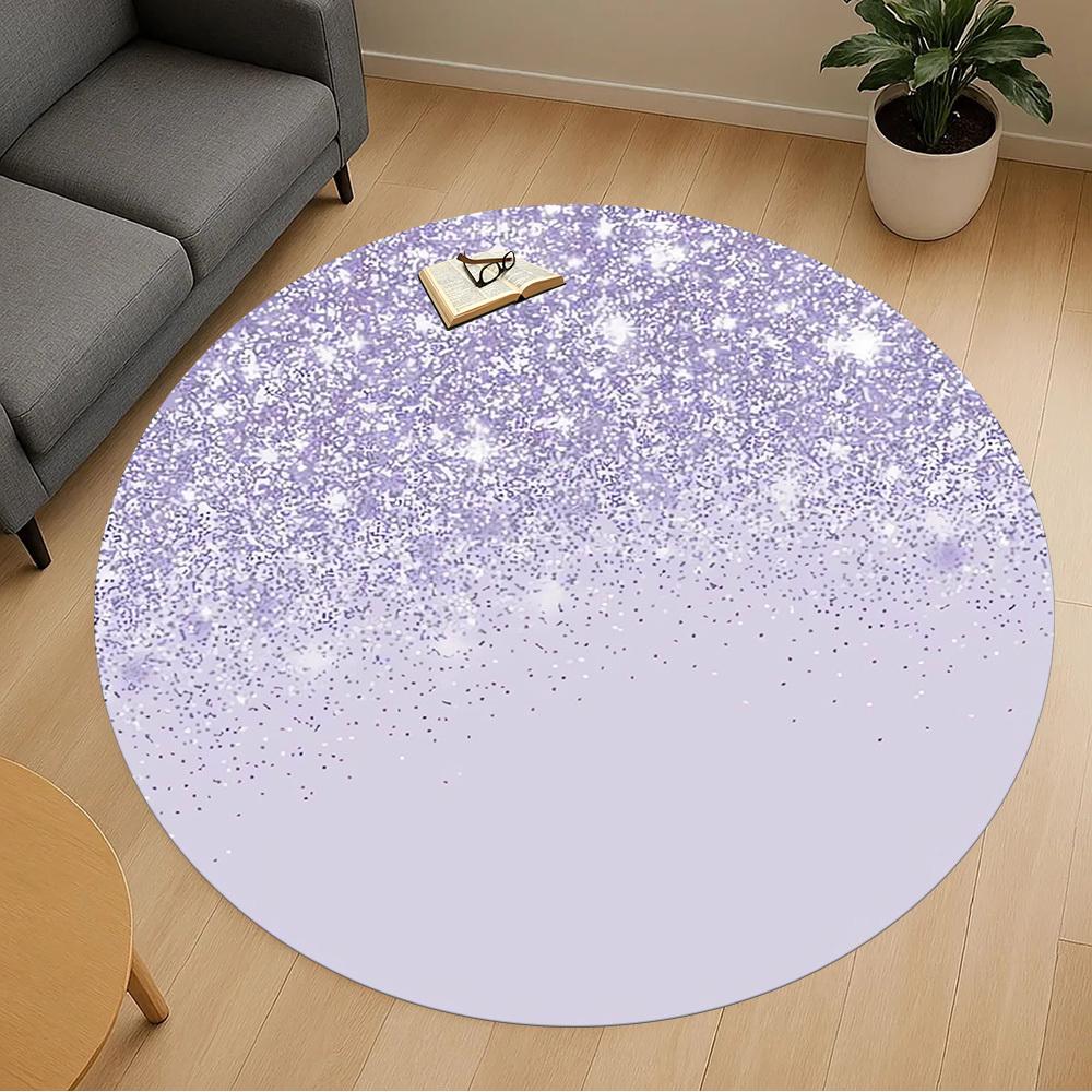 1pc GlitteryLavender Round Chair mat Area Rug - Non-Slip, Floor Mat for Office, Bedroom, home decor Christmas Gift p0811268 80cm
1pc GlitteryLavender Round Chair mat Area Rug - Non-Slip, Floor Mat for Office, Bedroom, home decor Christmas Gift p0811268 80cm