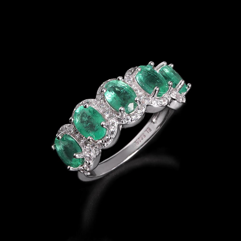 TBJ Green Natural oval 4*6mm Emerald gemstone Ring 925 sterling silver Classic design fine jewelry for women s Anniversary gifts US RING SIZE:10# зелений
TBJ Green Natural oval 4*6mm Emerald gemstone Ring 925 sterling silver Classic design fine jewelry for women s Anniversary gifts US RING SIZE:10# зелений