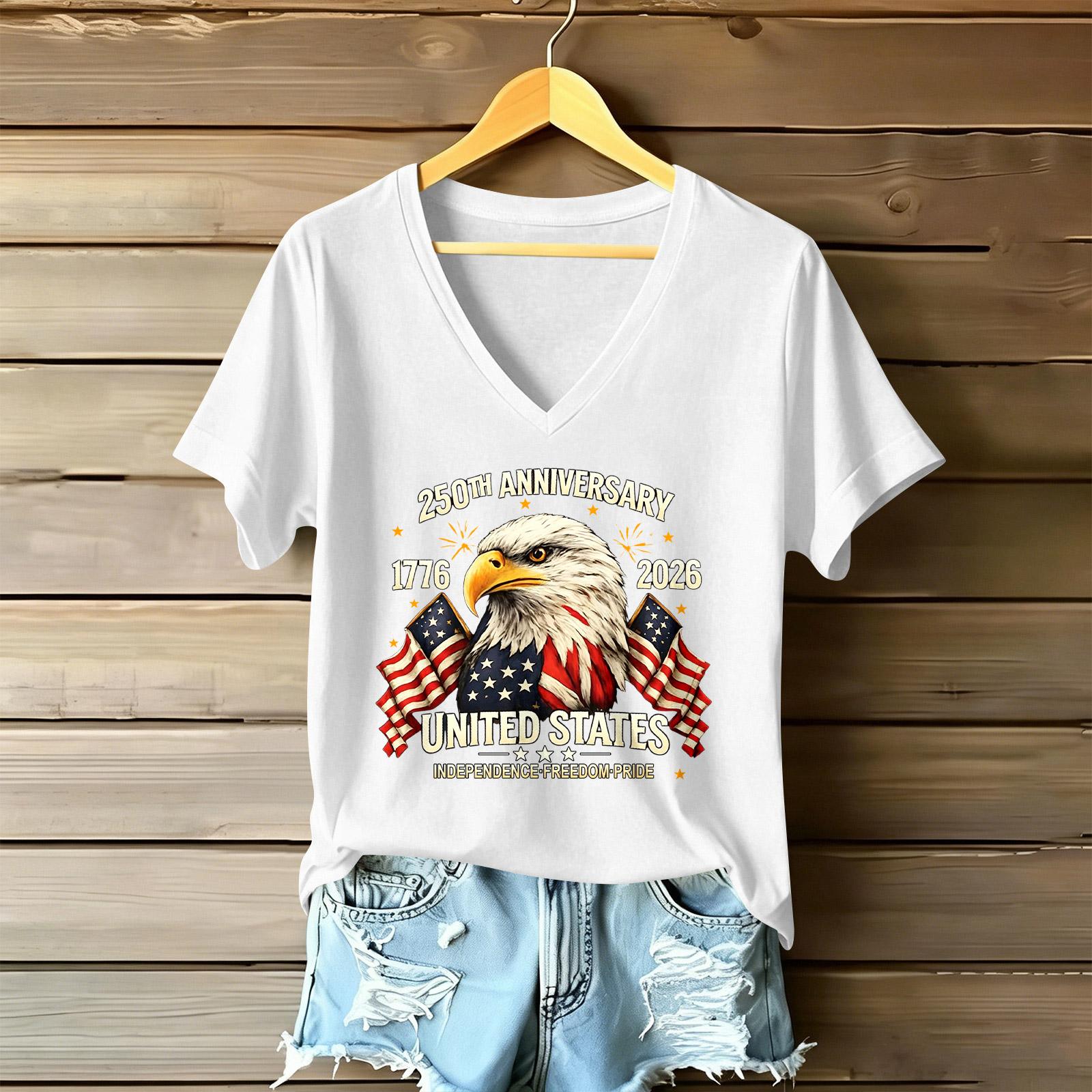 Women s Fashionable V-Neck Casual Retro Print Short Sleeved T-shirt Top XL білий
Women s Fashionable V-Neck Casual Retro Print Short Sleeved T-shirt Top XL білий