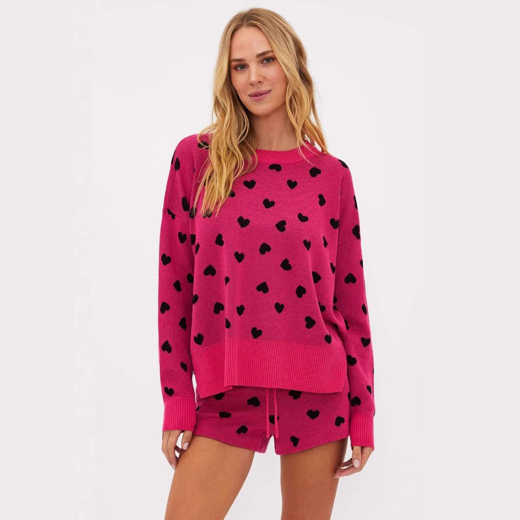 2025 Новый U Вязаный свитер Женский Свободный Модный Свитер Женский на День Святого Валентина L розы красного
2025 Новый U Вязаный свитер Женский Свободный Модный Свитер Женский на День Святого Валентина L розы красного