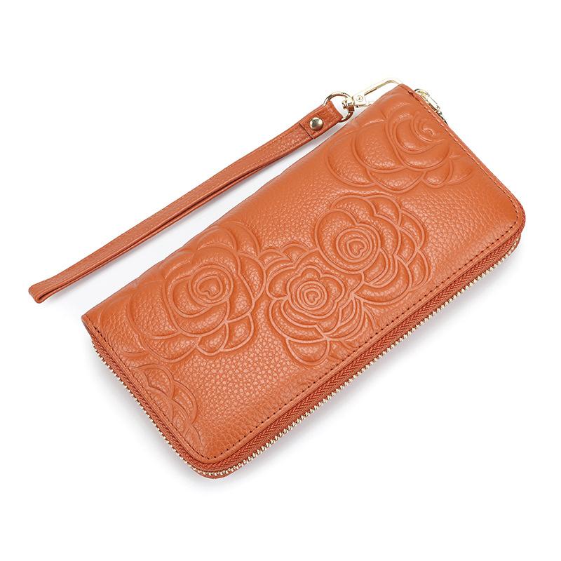 Flowers Women Wallet Genuine Leather Long Zip purses Wristlet Bag Big Capacity Lady Clutchs Cowhide Coin Purse Mobile phone bags
Flowers Women Wallet Genuine Leather Long Zip purses Wristlet Bag Big Capacity Lady Clutchs Cowhide Coin Purse Mobile phone bags
