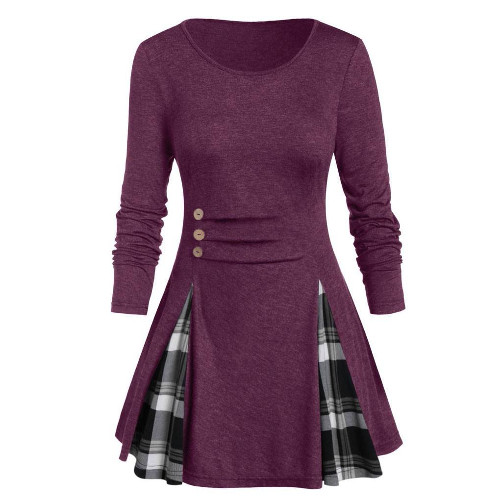 Ramidos женские топы больших размеров, футболка-туника на пуговицах, клетчатая футболка с длинным рукавом с принтом XXXXXL красный
Ramidos женские топы больших размеров, футболка-туника на пуговицах, клетчатая футболка с длинным рукавом с принтом XXXXXL красный