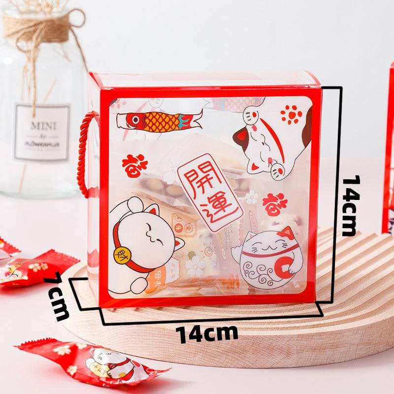 5Pcs 2026 Chinese New Year Candy Packaging Nougat Gift Box Portable Clear Snowflake Pastry Hand Plastic Boxes 14x7x14cm
5Pcs 2026 Chinese New Year Candy Packaging Nougat Gift Box Portable Clear Snowflake Pastry Hand Plastic Boxes 14x7x14cm