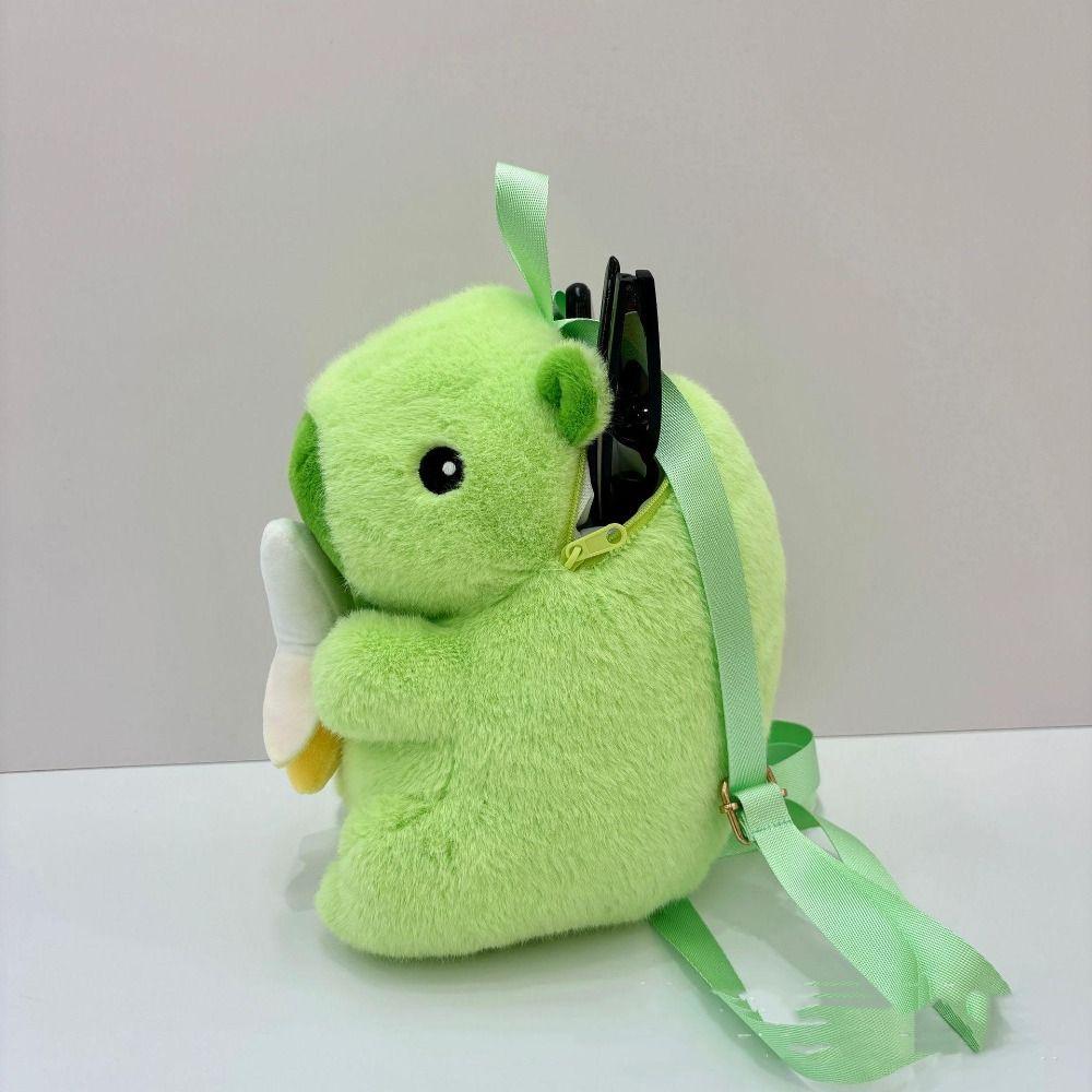 Имитация зеленого банана Капибара плюшевый рюкзак большой емкости Kawaii рюкзак для студентов зелёный
Имитация зеленого банана Капибара плюшевый рюкзак большой емкости Kawaii рюкзак для студентов зелёный